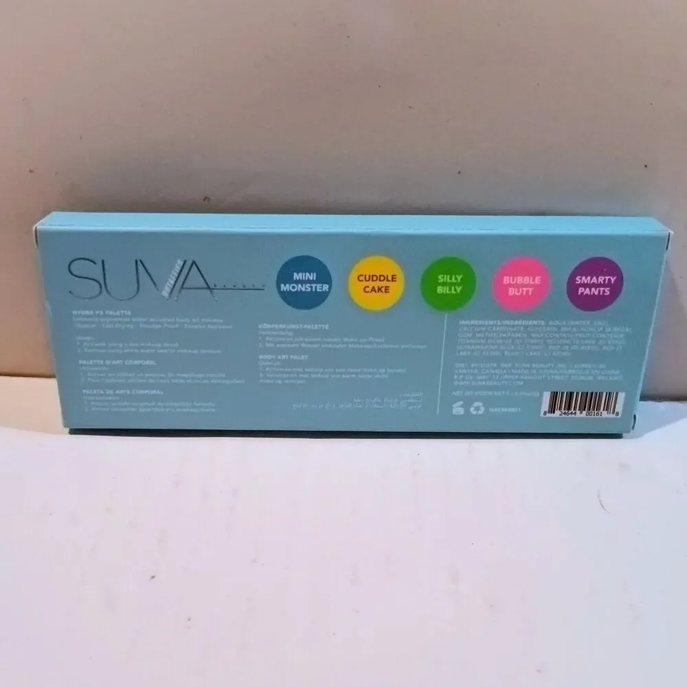 Suva Beauty UV Taffies Hydra Liner FX Palette-Water Activated Body Art-UV-NEW
